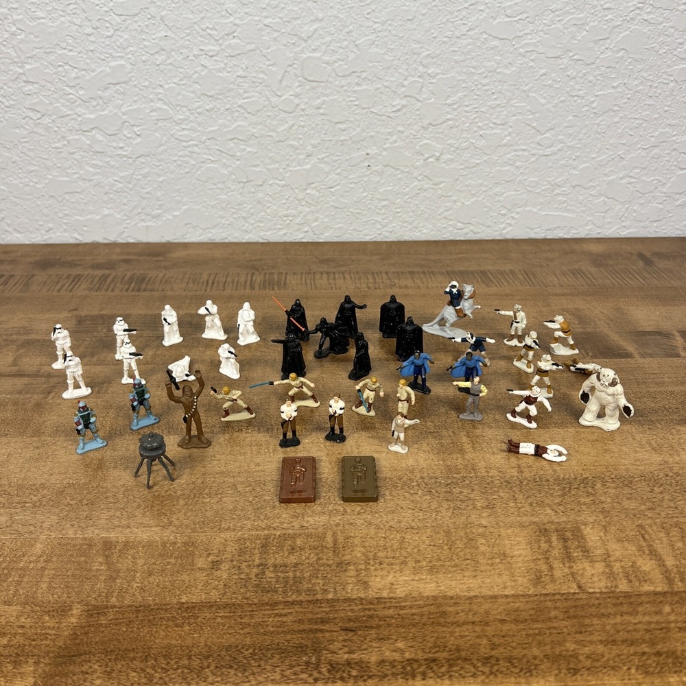 Vintage 1982 Kenner Star Wars Lot Of 42‎ LFL Micro Collection Die-Cast Figures